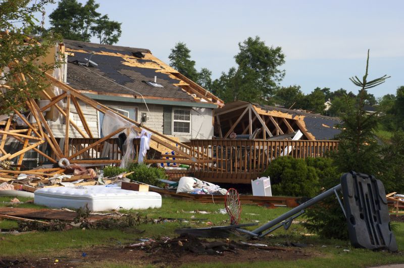 Damaged Roof Replacement