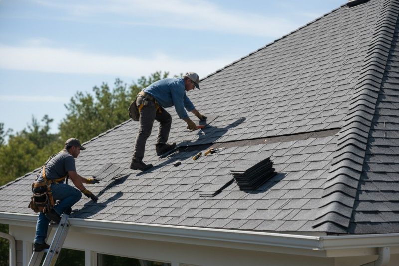 Asphalt Roof Leak Repair detail