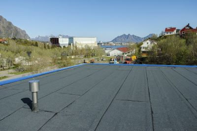 Single Ply Roof Installation detail