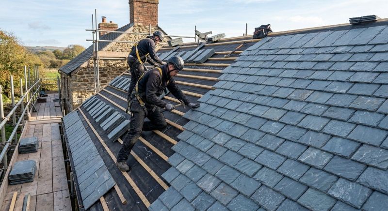Slate Roof Construction detail