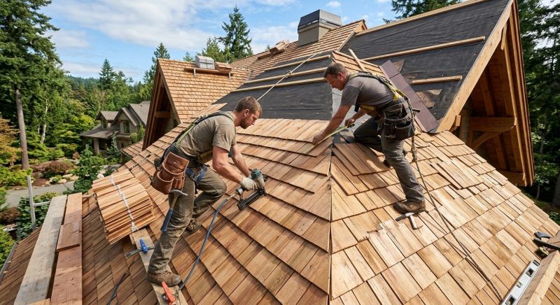 Wood Roofing Installation detail
