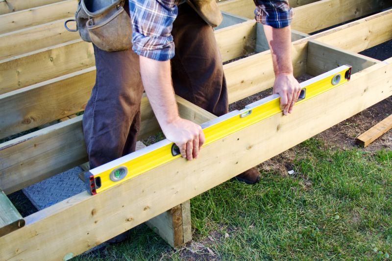 Ground Level Deck Construction