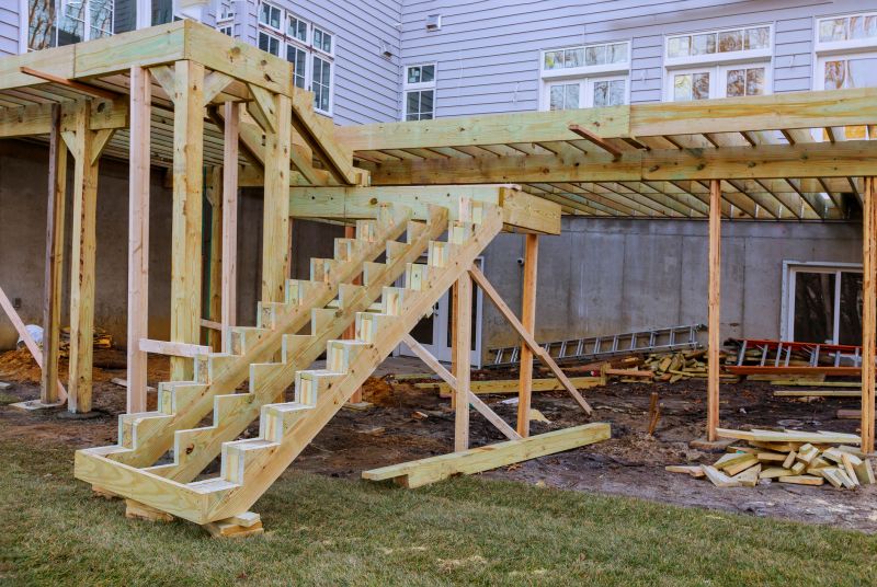 Ground Level Deck Construction