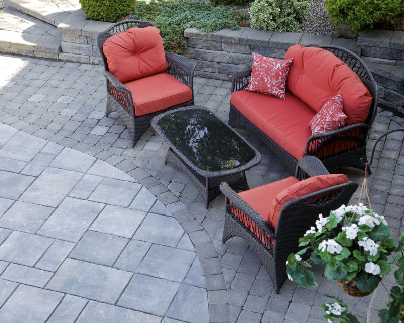 Patio Brick Installation