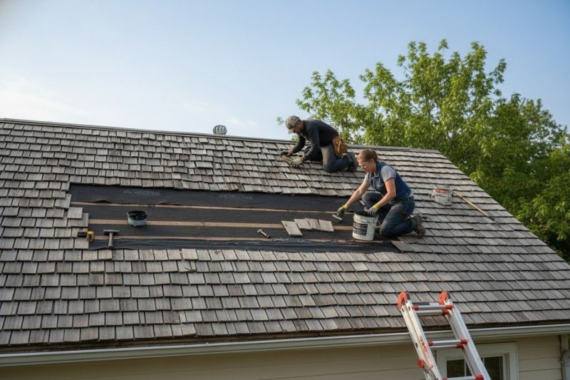 Shake Roof Replacement