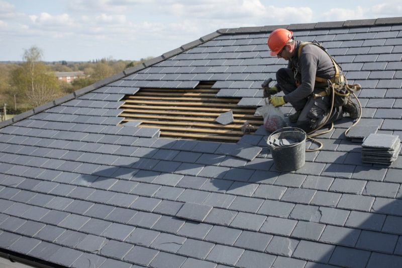 Slate Roof Leak Repair