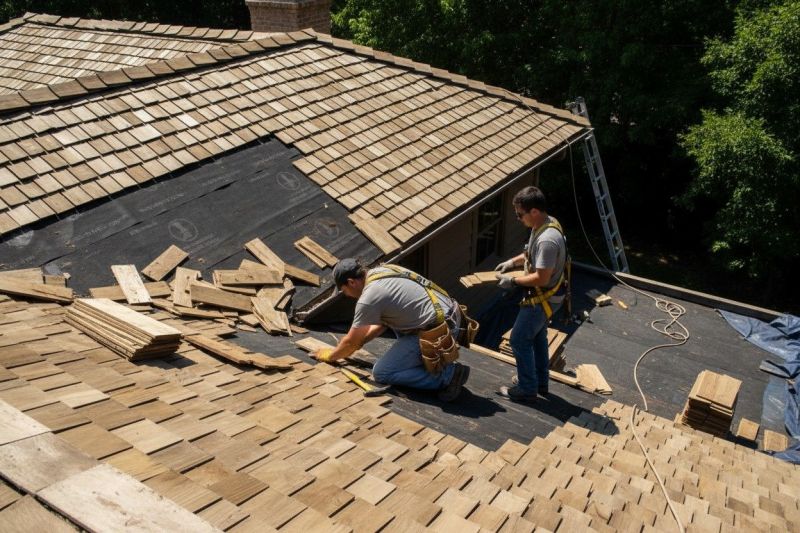 Wood Shake Roof Replacement