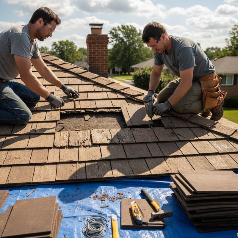 Wood Shake Roof Replacement